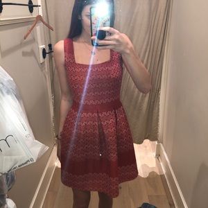 Stevie Zig Zag Fit and Flare Dress (francesca’s)